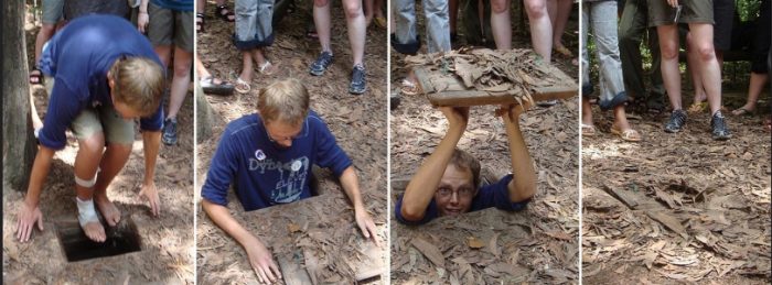 One day in Cuchi Tunnels